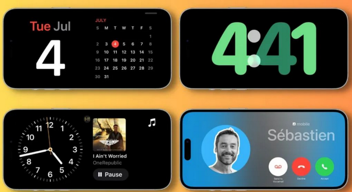 临澧苹果手机维修分享iOS17横屏充电待机显示有什么好处 