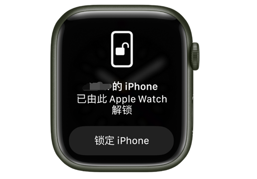 临澧苹果手机维修分享用 AppleWatch 解锁配备面容 ID 的 iPhone方法 