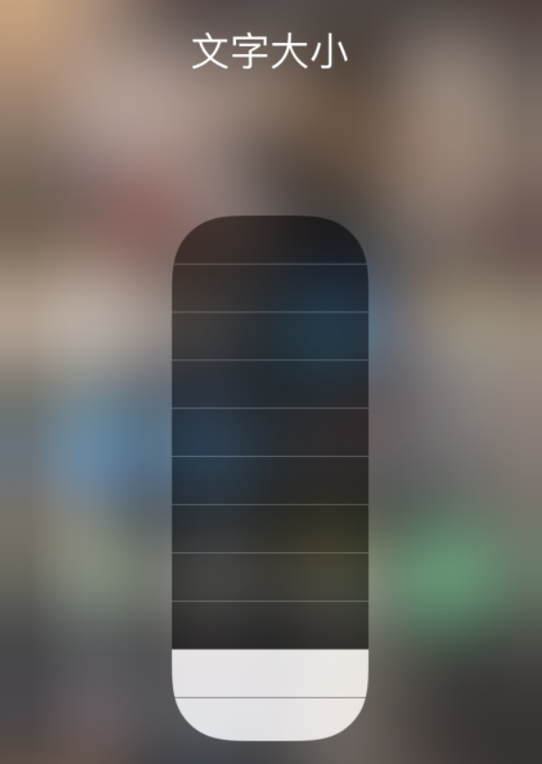 临澧苹果手机维修分享小技巧：在 iPhone 控制中心快速调节字体大小 