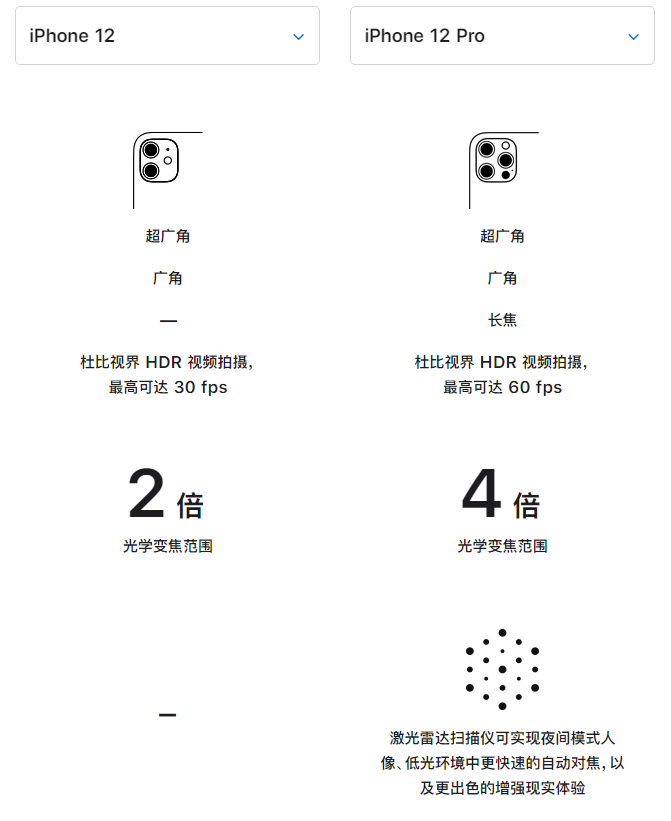 临澧苹果手机维修分享苹果 iPhone 12 与 iPhone 12 Pro 选哪款 